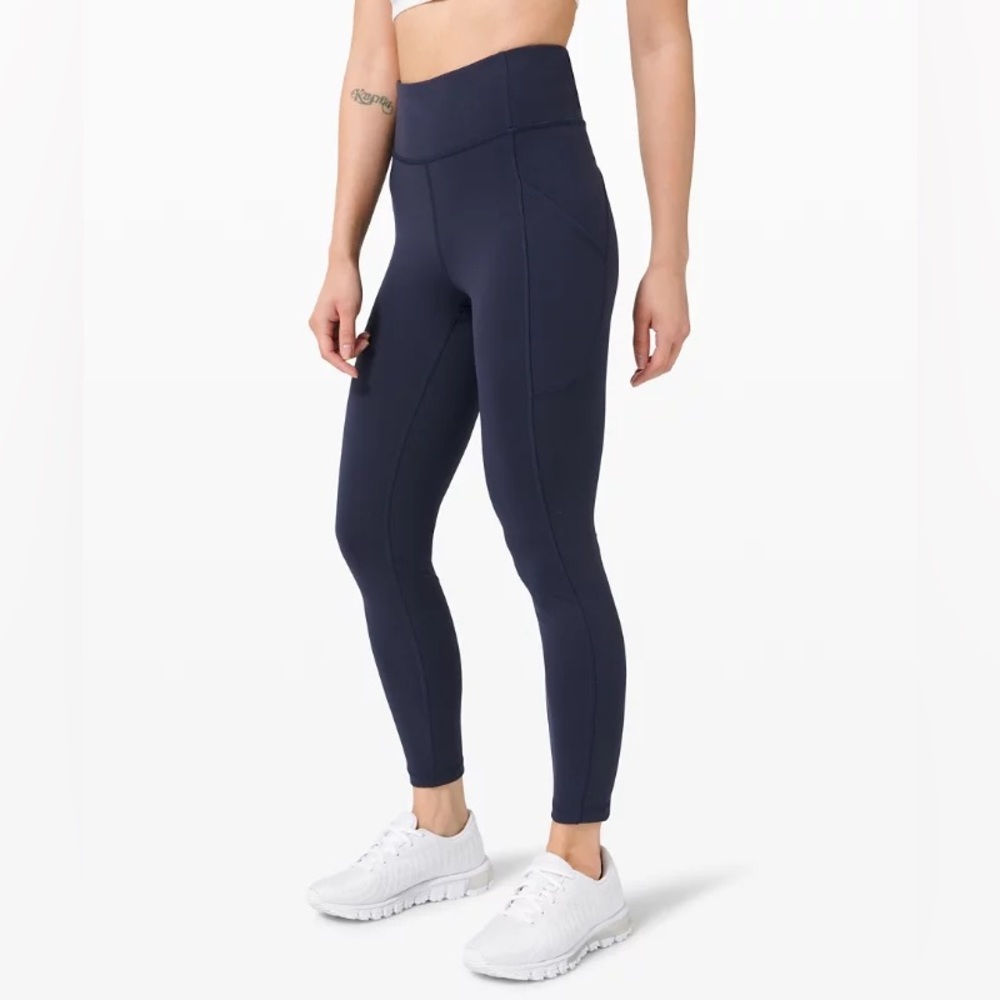 Lululemon Invigorate High-Rise Tight 25” - 4 in Navy